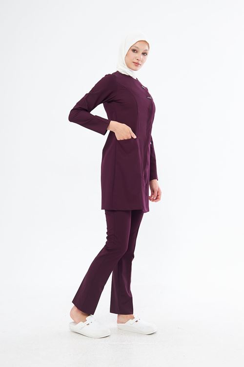 Nef Medikal Elegance Mürdüm Tesettür Takım