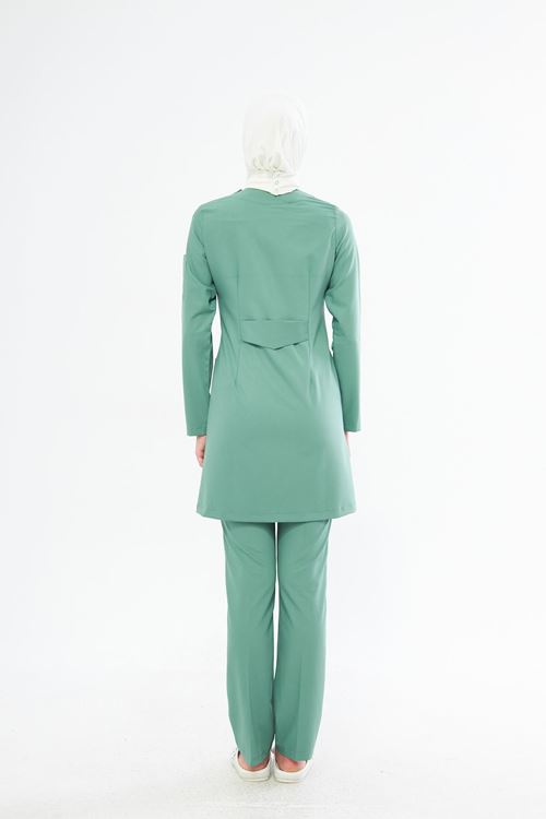 Nef Medikal Elegance Koyu Küf Tesettür Takım