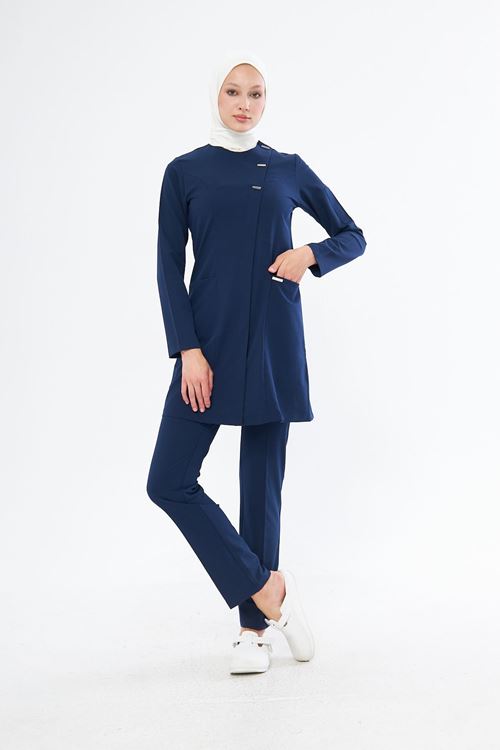 Nef Medikal Elegance Santana İndigo Tesettür Takım