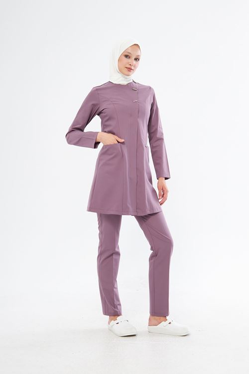 Nef Medikal Elegance Leylak Tesettür Takım