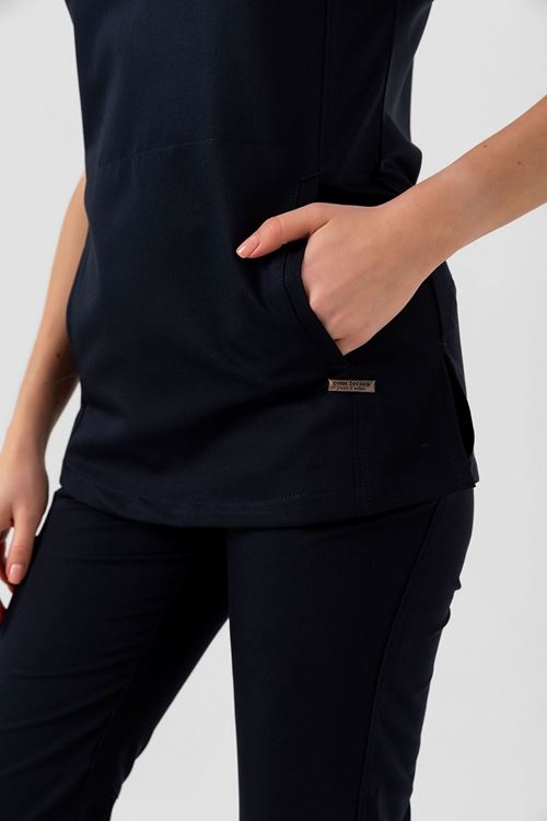 Nef Medikal New Line Lacivert Kadın Takım 