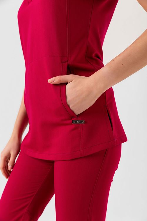 Nef Medikal New Line Koyu Fuşya Kadın Takım