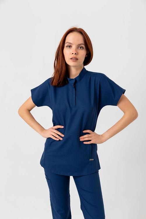 Nef Medikal New Line Petrol Mavi Kadın Takım