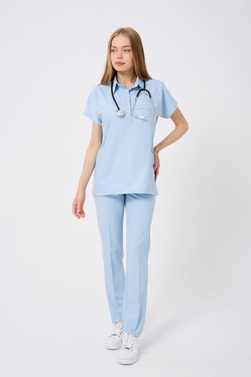 Nef Medikal Planet Bebe Mavi Kadın Takım