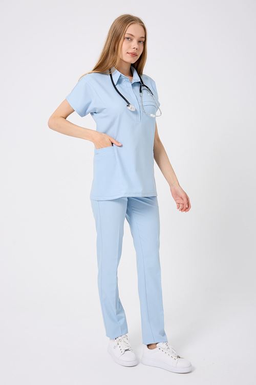 Nef Medikal Planet Bebe Mavi Kadın Takım