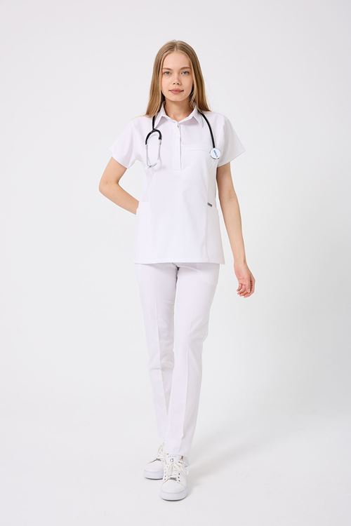 Nef Medikal Planet Beyaz Kadın Takım