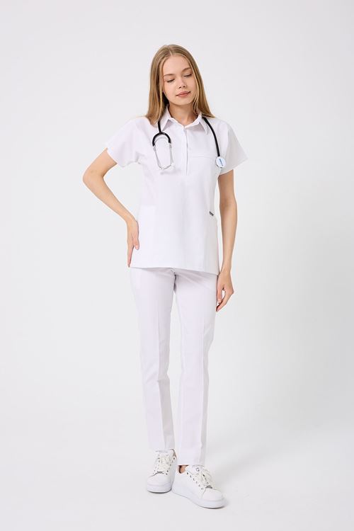 Nef Medikal Planet Beyaz Kadın Takım