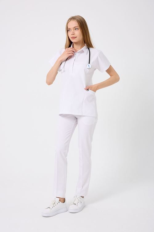 Nef Medikal Planet Beyaz Kadın Takım
