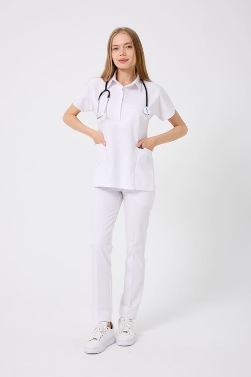 Nef Medikal Planet Beyaz Kadın Takım