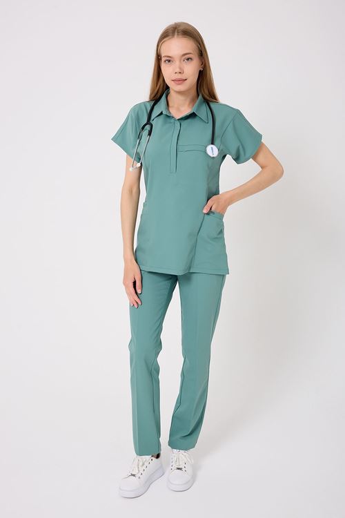 Nef Medikal Planet Koyu Küf Kadın Takım