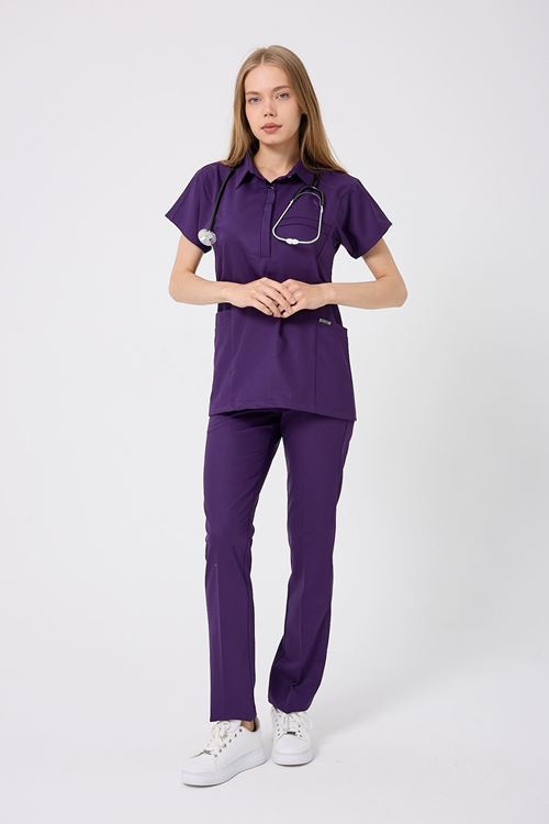 Nef Medikal Planet Mor Kadın Takım