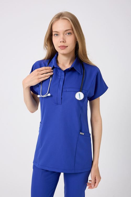 Nef Medikal Planet Saks Mavi Kadın Takım