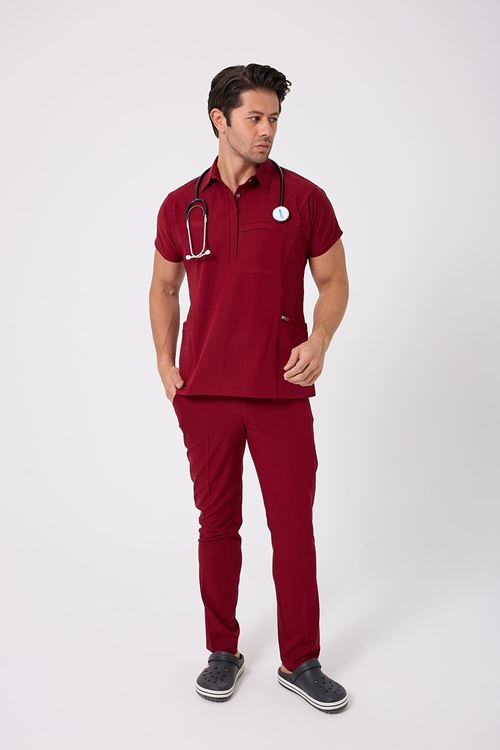 Nef Medikal Planet Bordo Erkek Takım