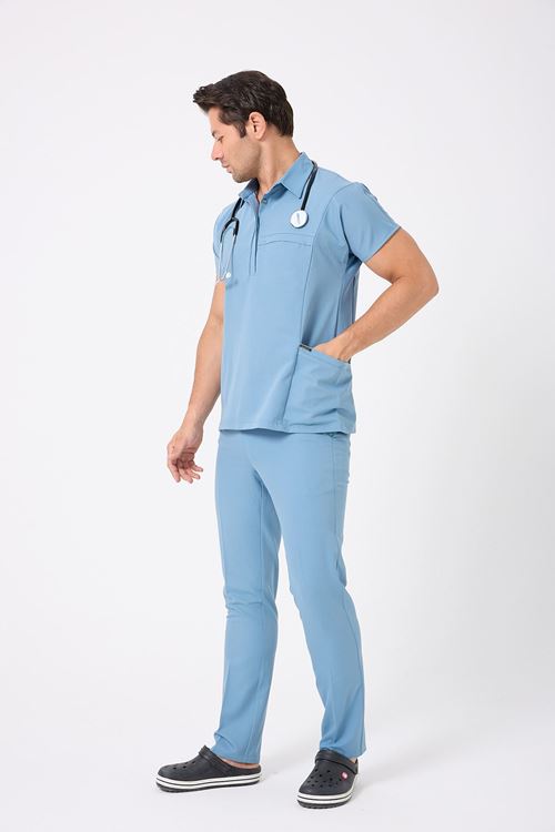 Nef Medikal Planet Bulut Mavi Erkek Takım