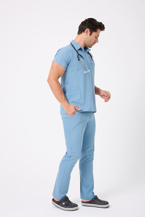 Nef Medikal Planet Bulut Mavi Erkek Takım