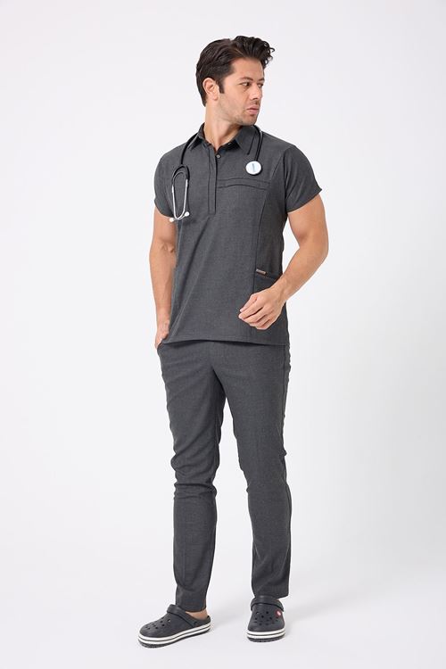 Nef Medikal Planet Santana Füme Gri Erkek Takım