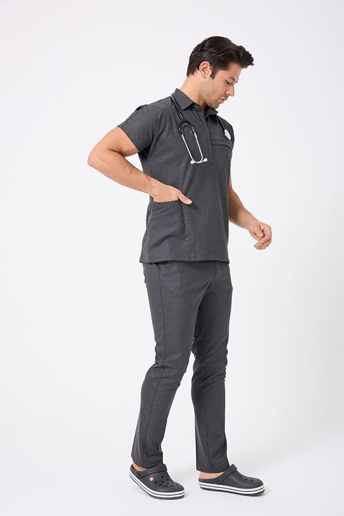 Nef Medikal Planet Santana Füme Gri Erkek Takım