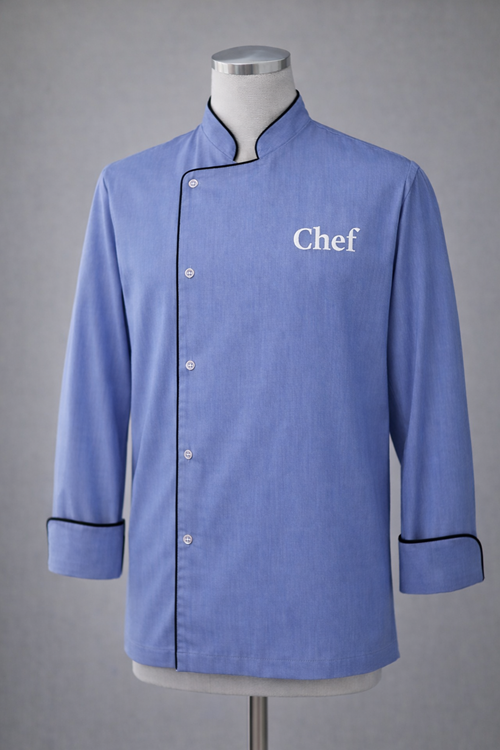 Chef Üniforma Kot Mavi 
