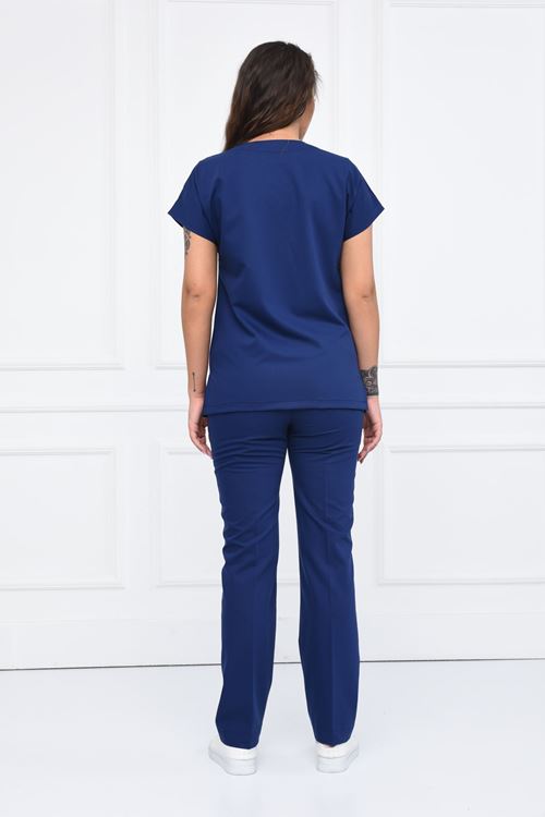 Nefmed Üniforma Greys İndigo Kadın Takım