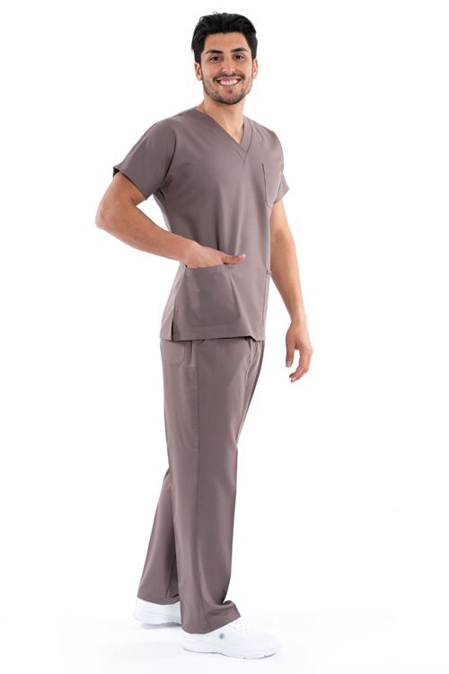 Greys Erkek Takım-Koyu Bej