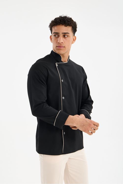 Nef Medikal Chef Üniforma Siyah