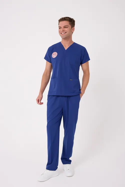 Erkek Takım Temizlik Personeli Forması Dazzing Blue