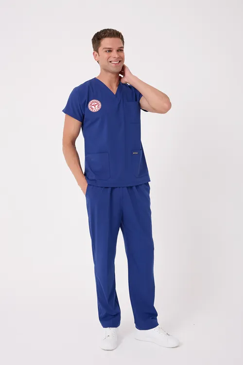 Erkek Takım Temizlik Personeli Forması Dazzing Blue