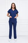 Nefmed Üniforma Greys İndigo Kadın Takım